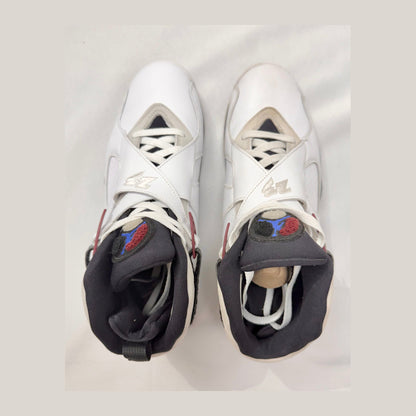 Jordan 8 Retro White Burgundy (Women's) (Pre-owned)