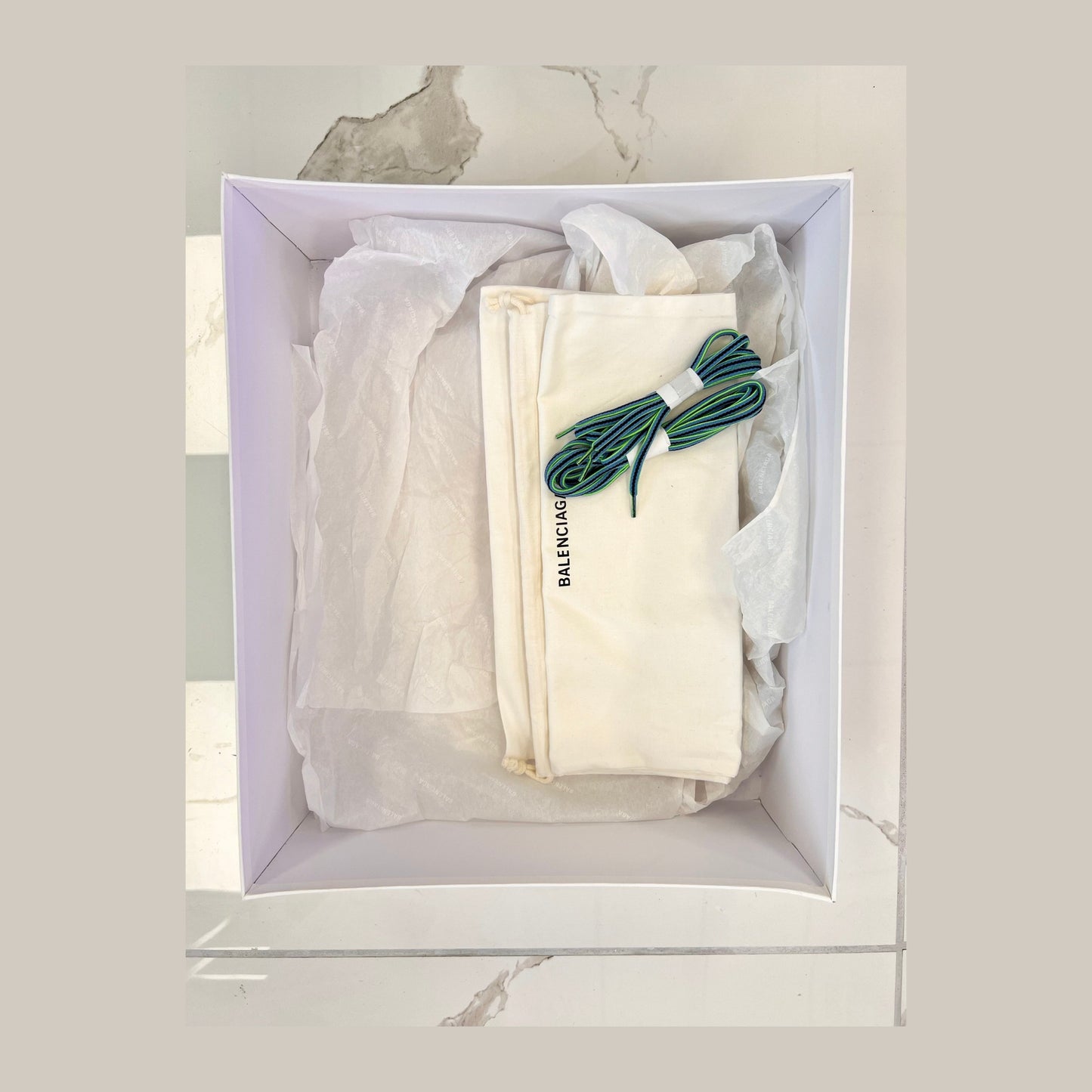 Balenciaga Track Green White Blue (Pre-Owned)