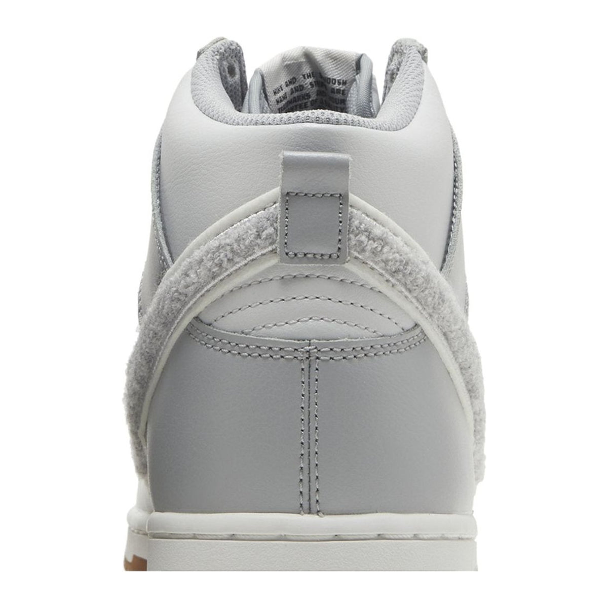 Nike Dunk High University Chenille Swoosh Light Smoke Grey