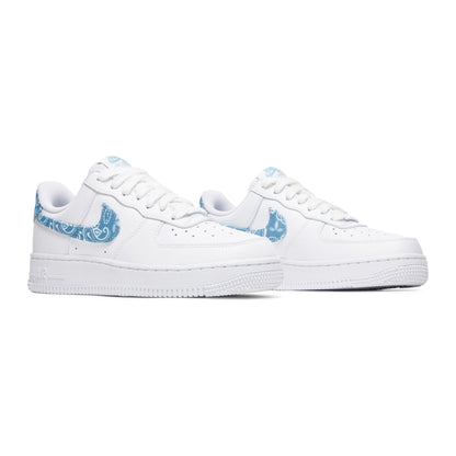 Nike Air Force 1 Low '07 Essential White Worn Blue Paisley (Women's)