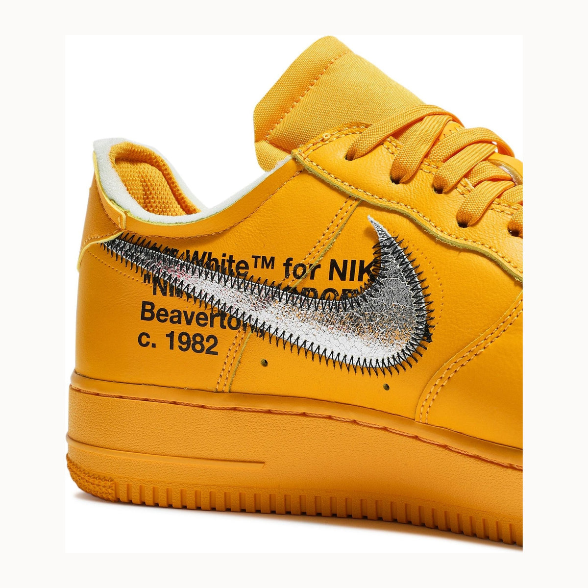 Nike Air Force 1 Low Off-White ICA Oro universitario
