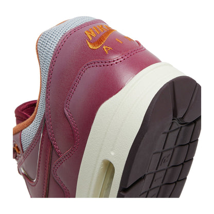 Nike Air Max 1Patta Waves Rush Maroon (with Bracelet)