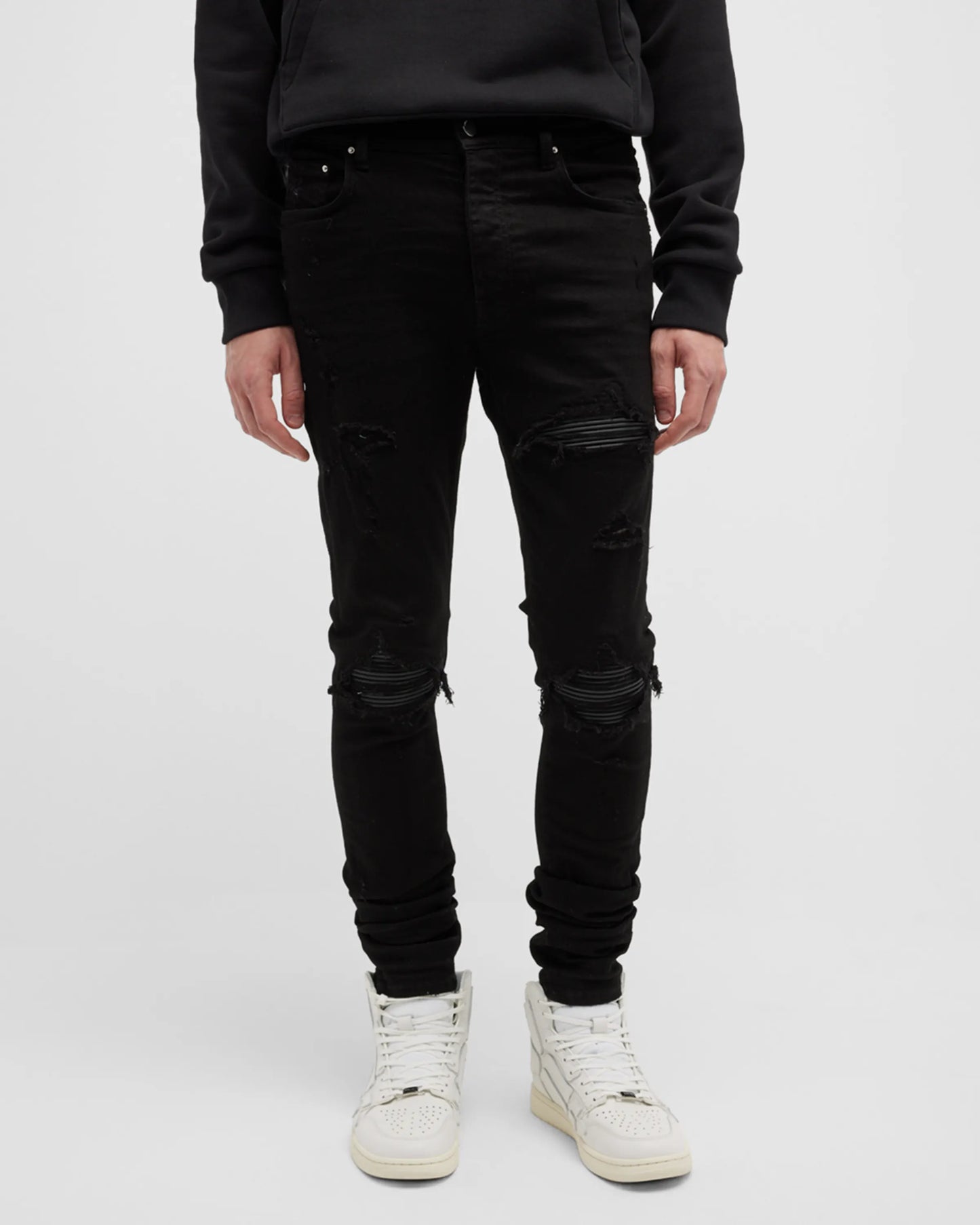 Amiri Men's MX1 Destroyed Skinny Jeans