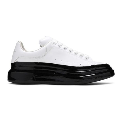 Alexander McQueen Oversized Sneaker Paint Dipped - White Black