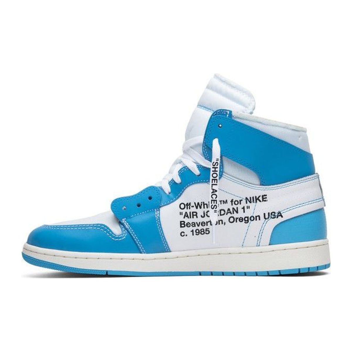 Jordan 1 Retro High Off-White Azul Universitario