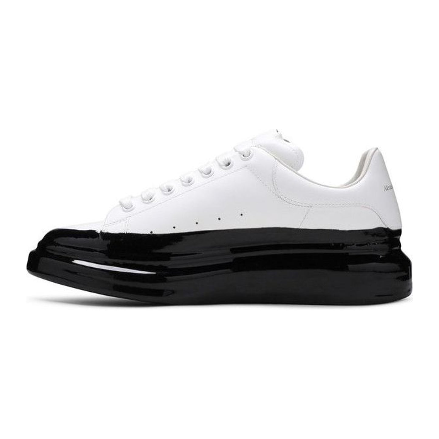 Alexander McQueen Oversized Sneaker Paint Dipped - White Black