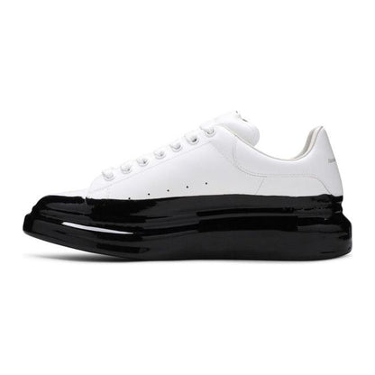 Alexander McQueen Oversized Sneaker Paint Dipped - White Black