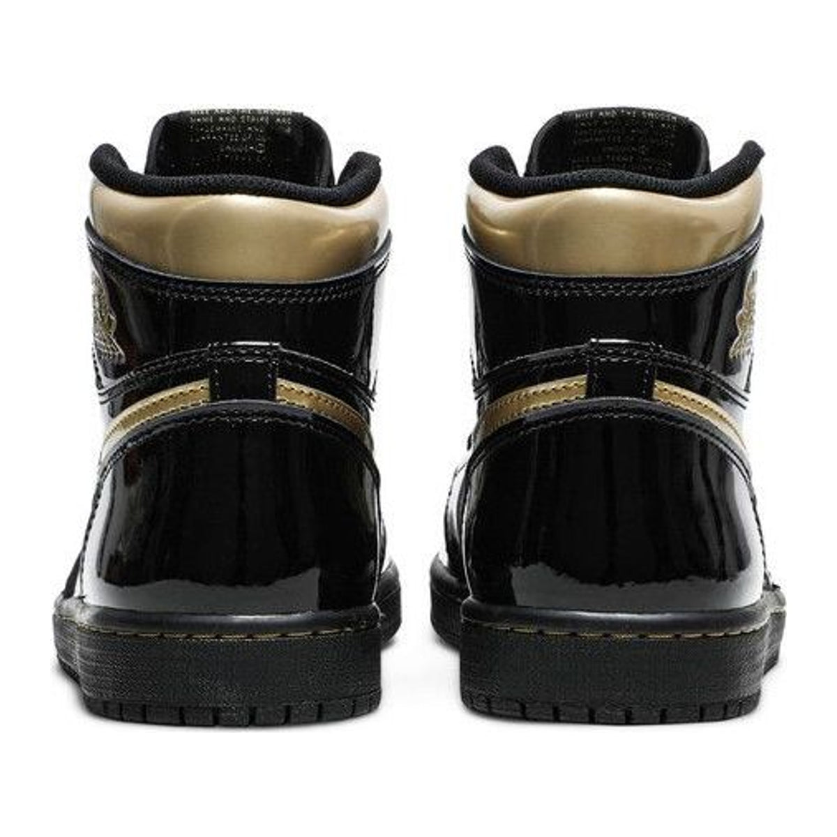 Jordan 1 Retro High Negro Metálico Dorado (2020)