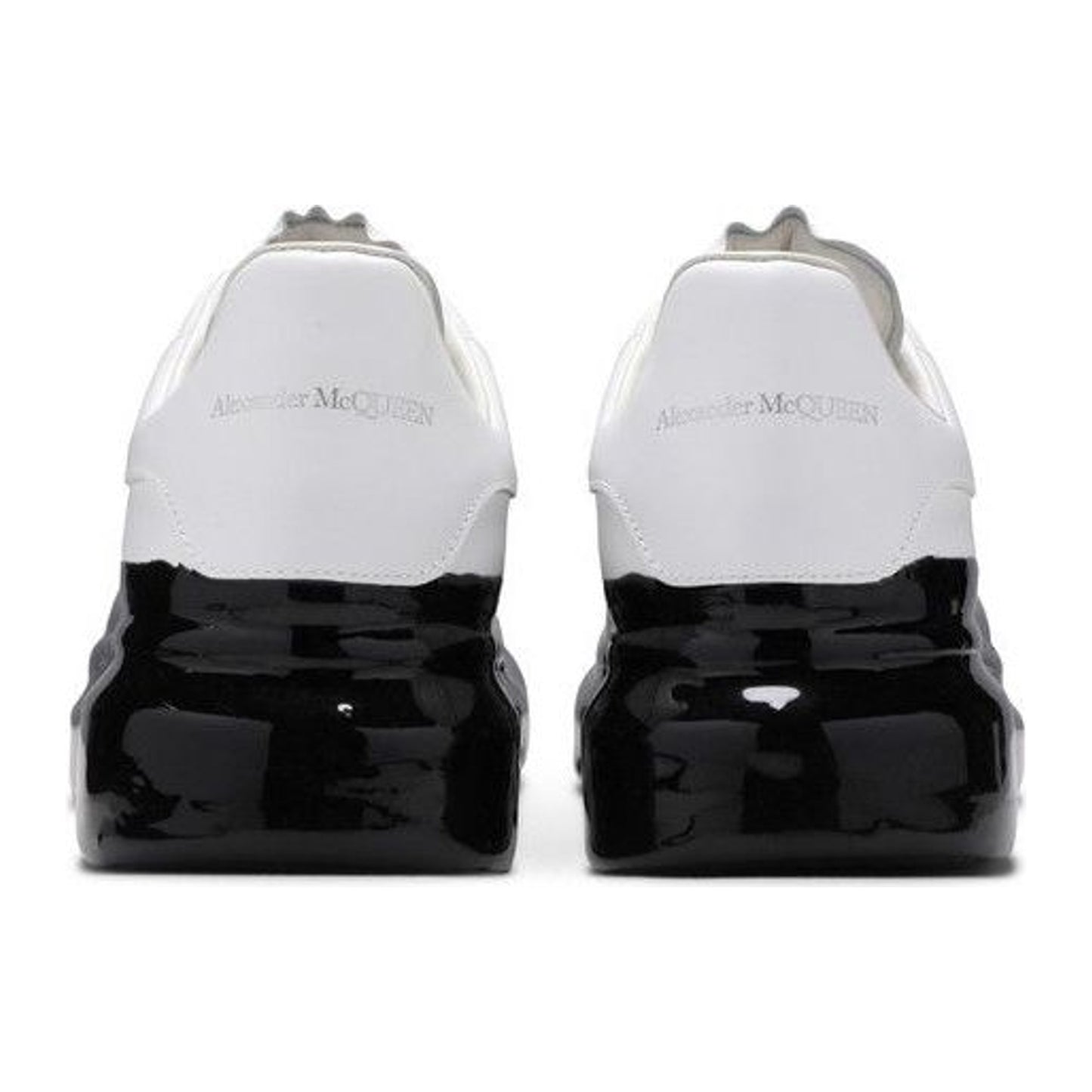 Alexander McQueen Oversized Sneaker Paint Dipped - White Black