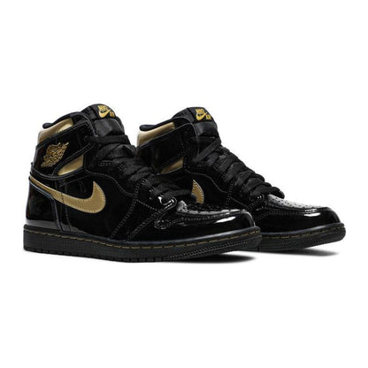 Jordan 1 Retro High Negro Metálico Dorado (2020)
