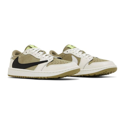 Jordan 1 Retro Low Golf Travis Scott Oliva Neutral