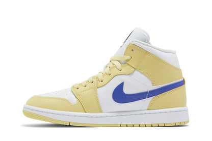 Jordan 1 Mid Lemon Wash Lapis (Women's) - BQ6472-701