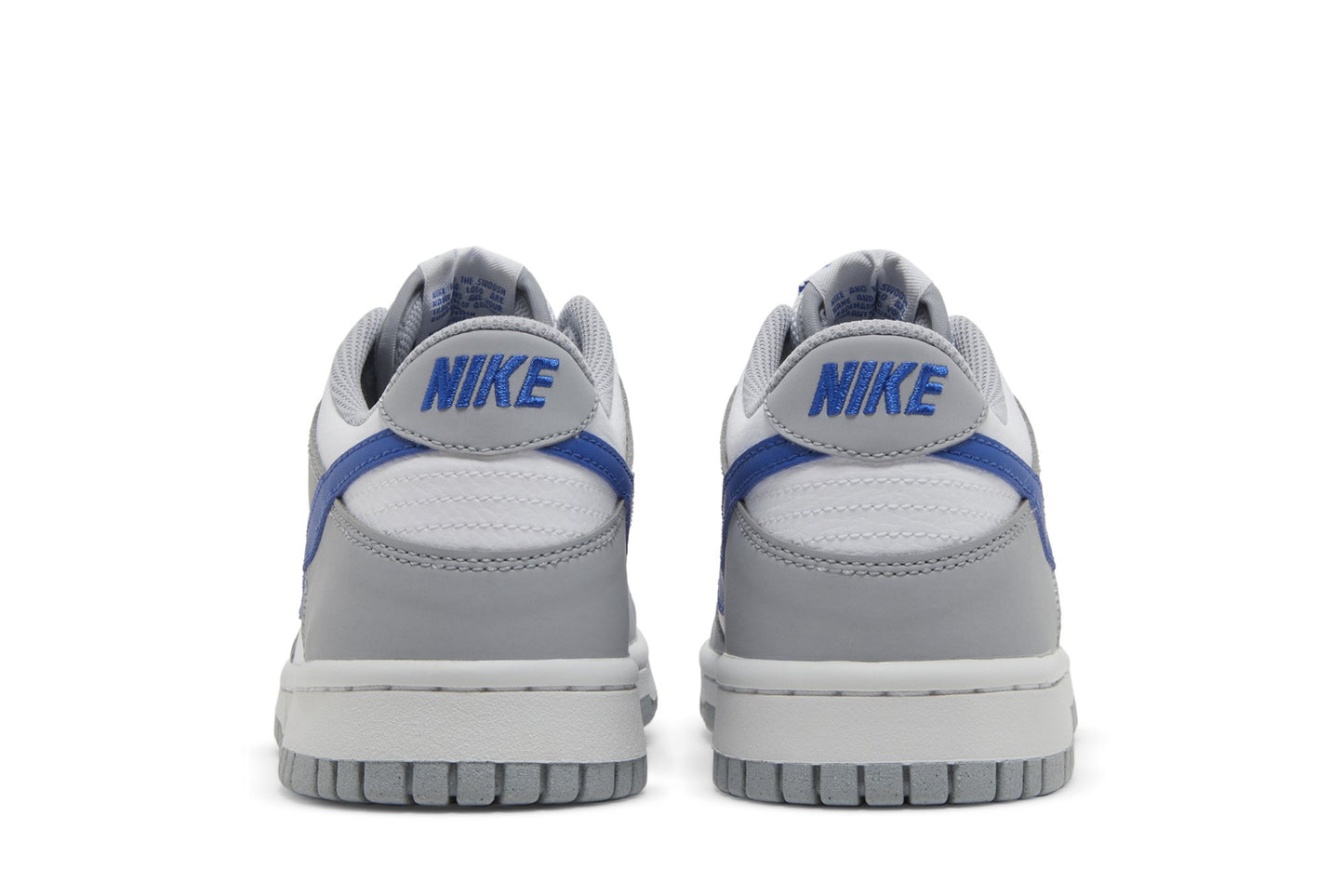 Nike Dunk Low Mini Swoosh Wolf Grey Game Royal (GS) - FN3878-001