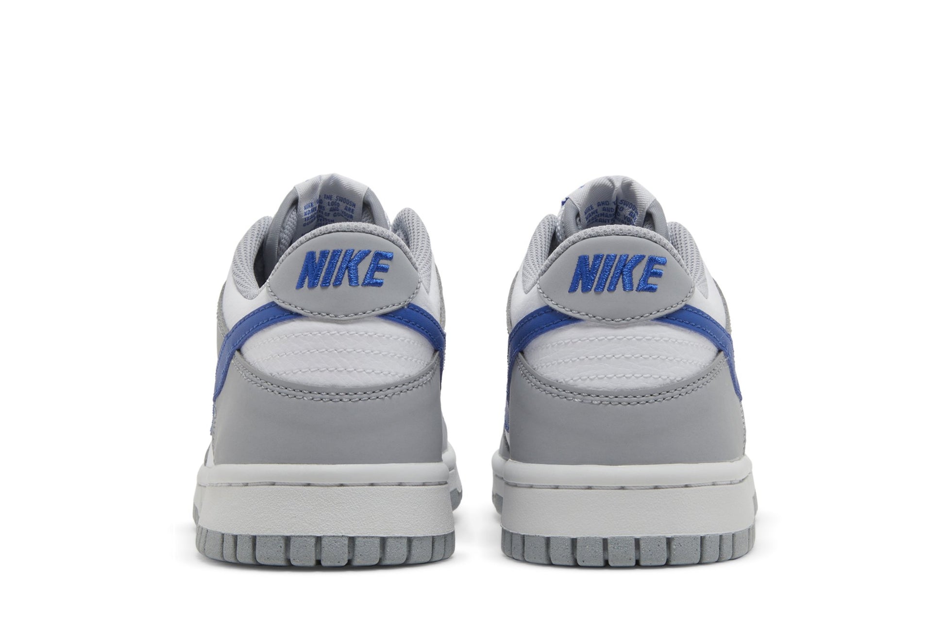 Nike Dunk Low Mini Swoosh Wolf Grey Game Royal (GS) - FN3878-001