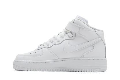 Nike Air Force 1 Mid LE Triple White (GS) - DH2933-111