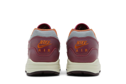 Nike Air Max 1Patta Waves Rush Maroon (with Bracelet) - DO9549-001